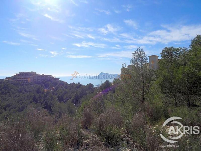 PARCELA CON VISTAS AL MAR EN ALTEA HILLS