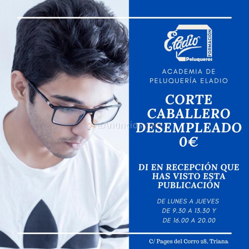 corte caballeros para  desempleados