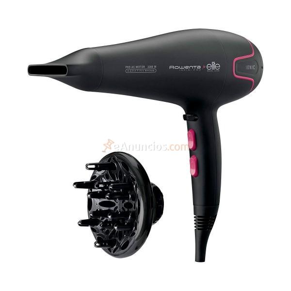 Rowenta cv8732 negro rosa secador de pelo infini pro el