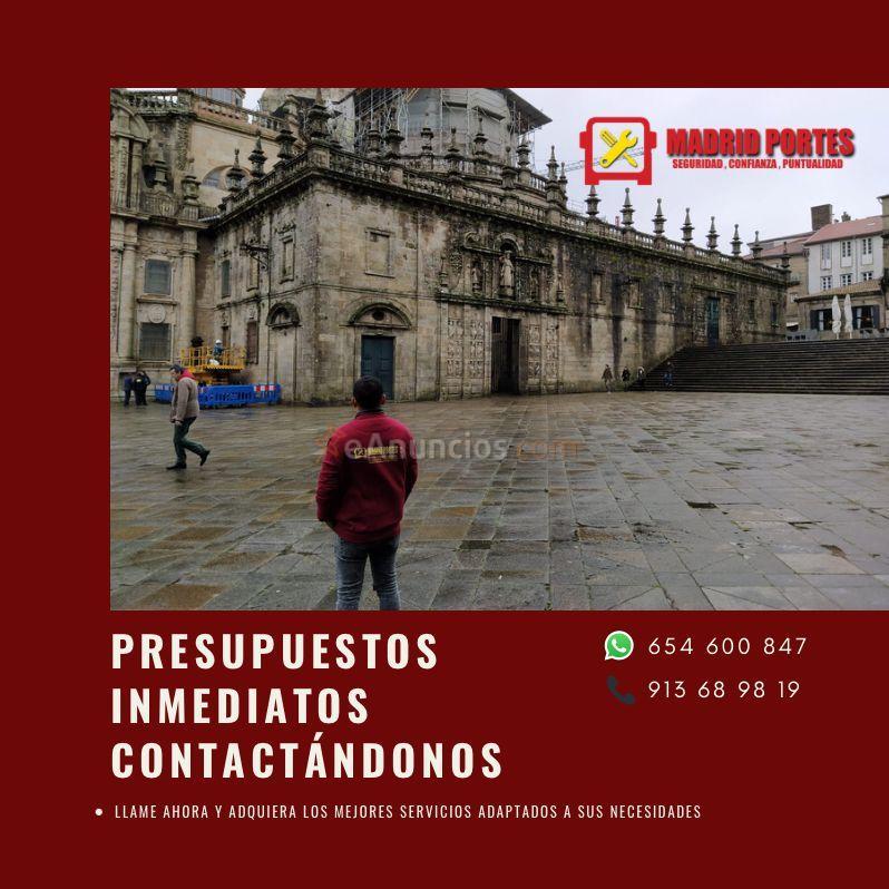 Presupuestos gratis 654600847 madrid portes sl