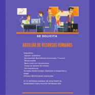 Se Solicita Auxiliar de Recursos Humanos