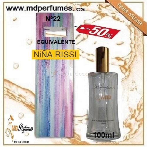 Oferta 10€ Perfume Mujer NiÑA RISSI  Gama Equivalente