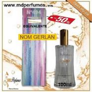 Oferta 10€ Perfume Mujer NOM GERLAN n494 Gama Equivale