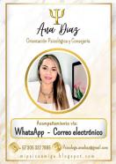 Psicóloga y Consejera online (whatsapp- mail)