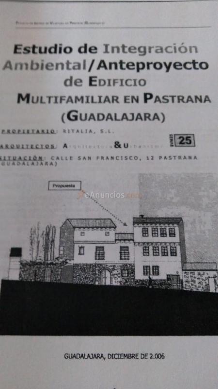 Se vende excelente solar urbano en centro de pastrana