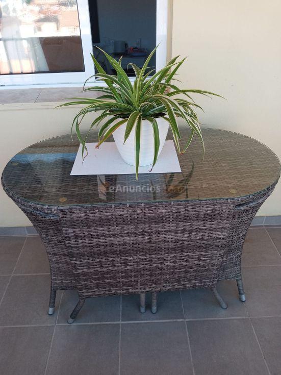 Mesa y sillas para jardín o terraza perfecto estado