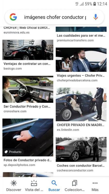 Chofer conductor con mi coche o el suyo