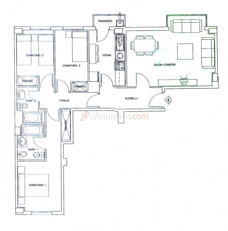Alquilo vivienda en Montecarmelo