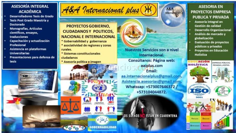 Asesoría consultoría tesis de grado postgrado maestría