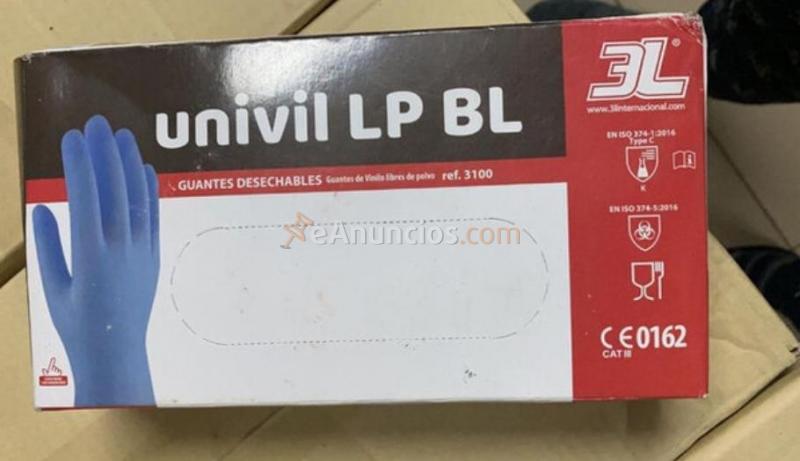 Guantes de vinilo en venta