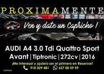 Audi A4 AUDI  3.0 TDI QUATTRO 272CV TIPTRONIC SPORT AVANT de 2016 con 96.800 Km por 34.690 EUR. en Madrid