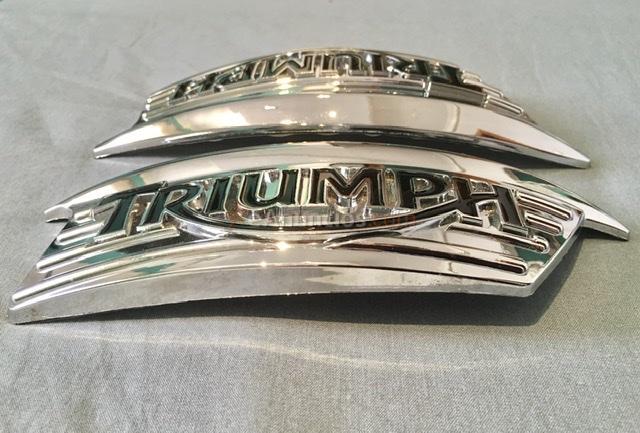 Anagramas logos para tanque motos triumph