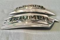 Anagramas logos para tanque motos triumph