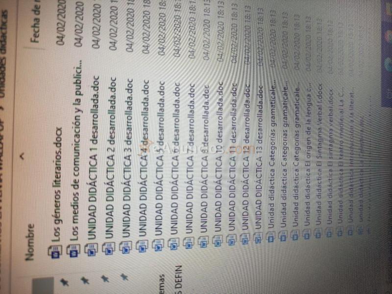 7 temarios oposición profesor secundaria lengua