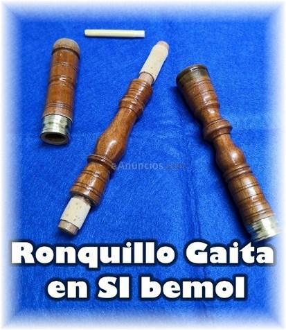 Vendo ronquillo de ayucong para gaita en si bemol