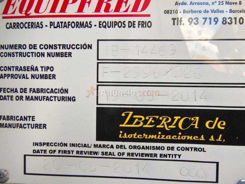 Nissan Primastar furgon largo frigorifico 