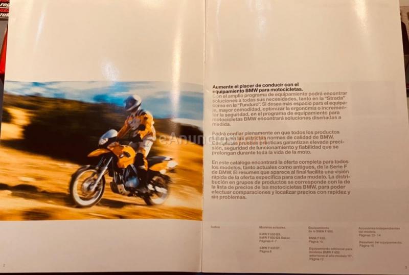 Catálogo accesorios motos BMW 650GS DAKAR