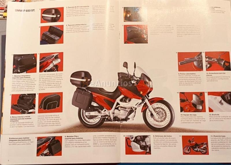 Catálogo accesorios motos BMW 650GS DAKAR