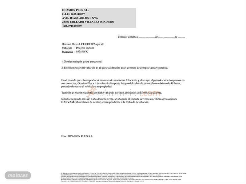 Peugeot Partner Tepee Active 1.6 HDi 115cv FAP de 2013 con 137.226 Km por 10.450 EUR. en Castellon