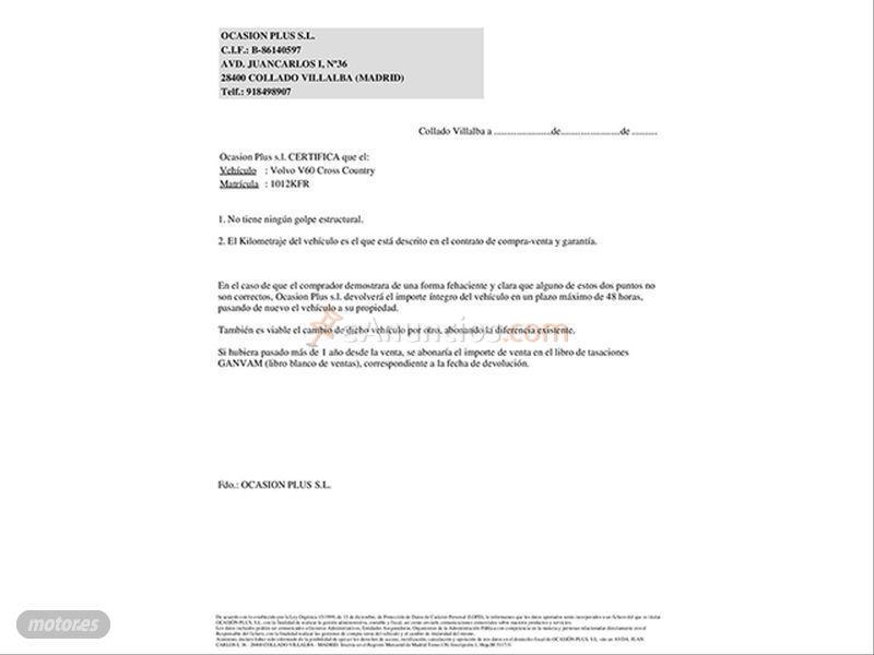 Volvo V 60 2.0 D3 Momentum de 2019 con 25.008 Km por 21.900 EUR. en Castellon