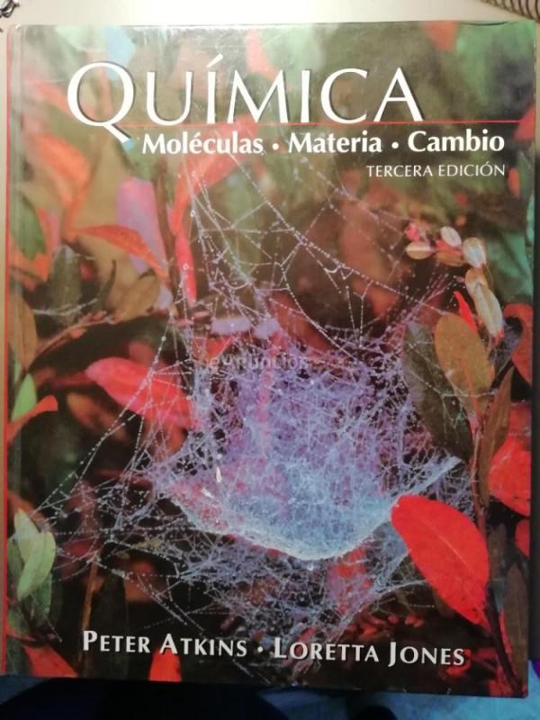 Libro de ciencias: Química. Moleculas. Materia. Cambio