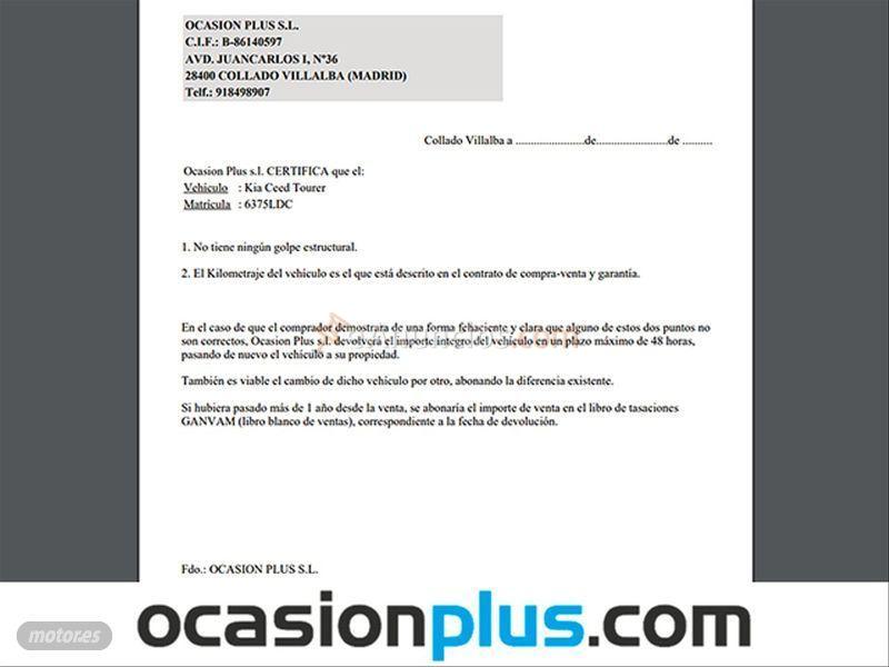 Kia Ceed SW Tourer 1.6 CRDi 100kW GT Line DCT de 2019 con 28.407 Km por 21.450 EUR. en Cordoba