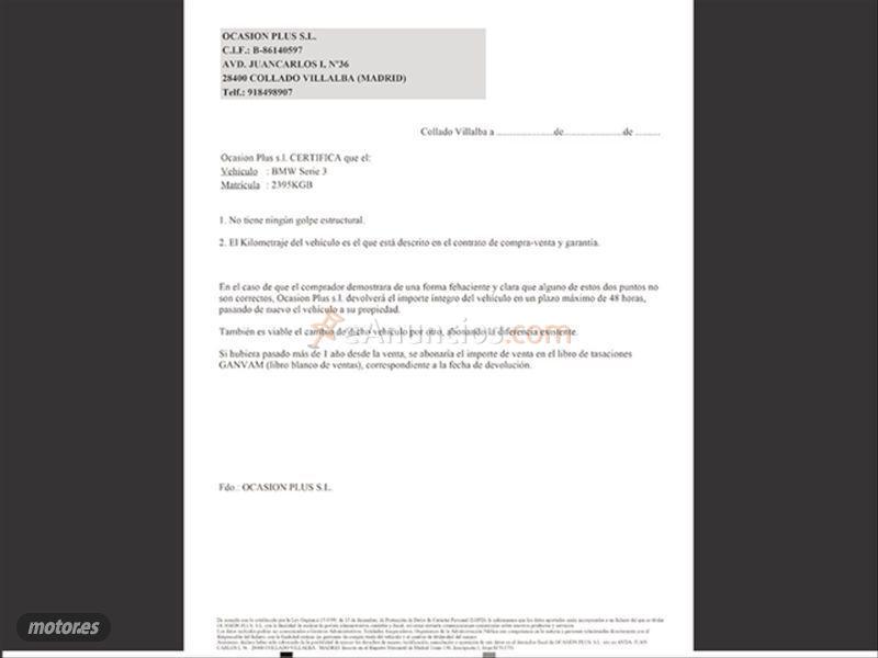 BMW Serie 3 320d EfficientDynamics Touring de 2018 con 71.689 Km por 23.600 EUR. en Granada