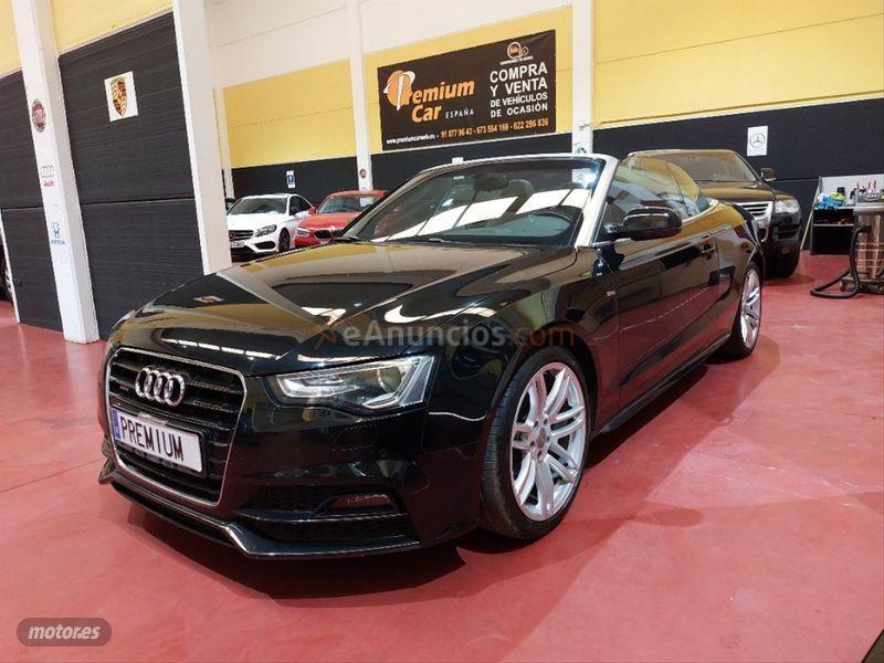 Audi A5 Cabrio 2.0 TDI clean 190CV quattr S line de 2016 con 98.000 Km por 25.990 EUR. en Madrid
