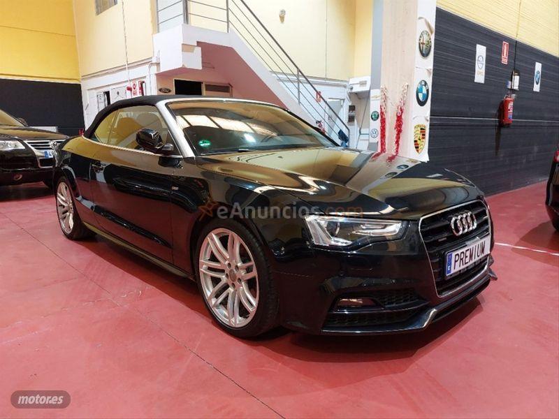 Audi A5 Cabrio 2.0 TDI clean 190CV quattr S line de 2016 con 98.000 Km por 25.990 EUR. en Madrid