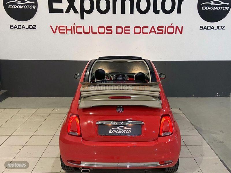 Fiat 500C Lounge 1.2 8v 51KW 69 CV de 2018 con 54.500 Km por 12.900 EUR. en Badajoz