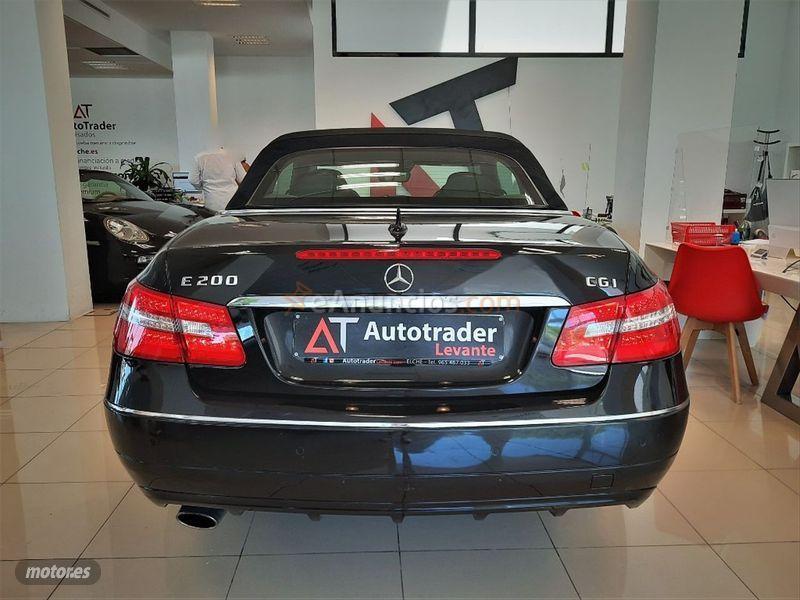 Mercedes Clase E Cabrio E 200 CGI BE Avantgarde de 2010 con 122.500 Km por 19.999 EUR. en Alicante