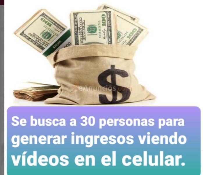 Gana  mirando vídeos