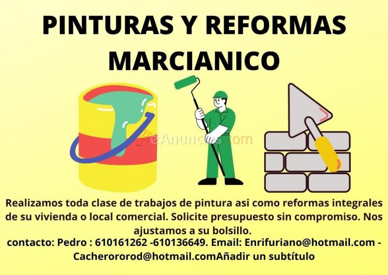 Pinturas y reformas marcianico