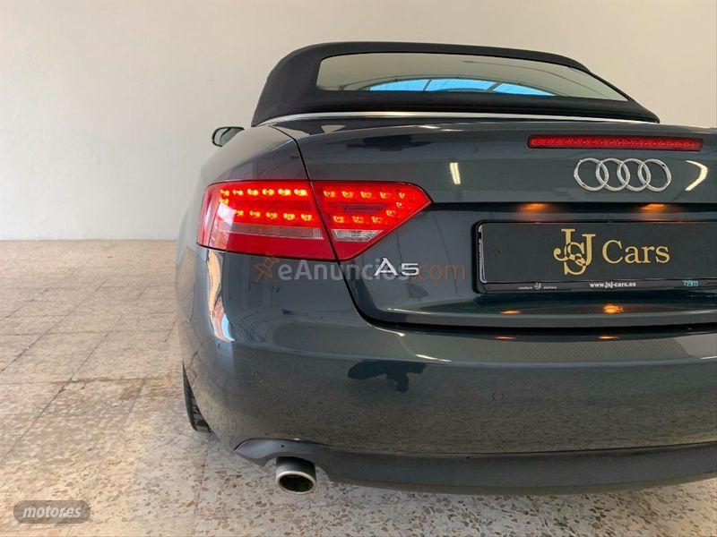 Audi A5 Cabrio 3.0 TDI 240cv DPF quattro Stronic de 2009 con 139.500 Km por 14.990 EUR. en Madrid